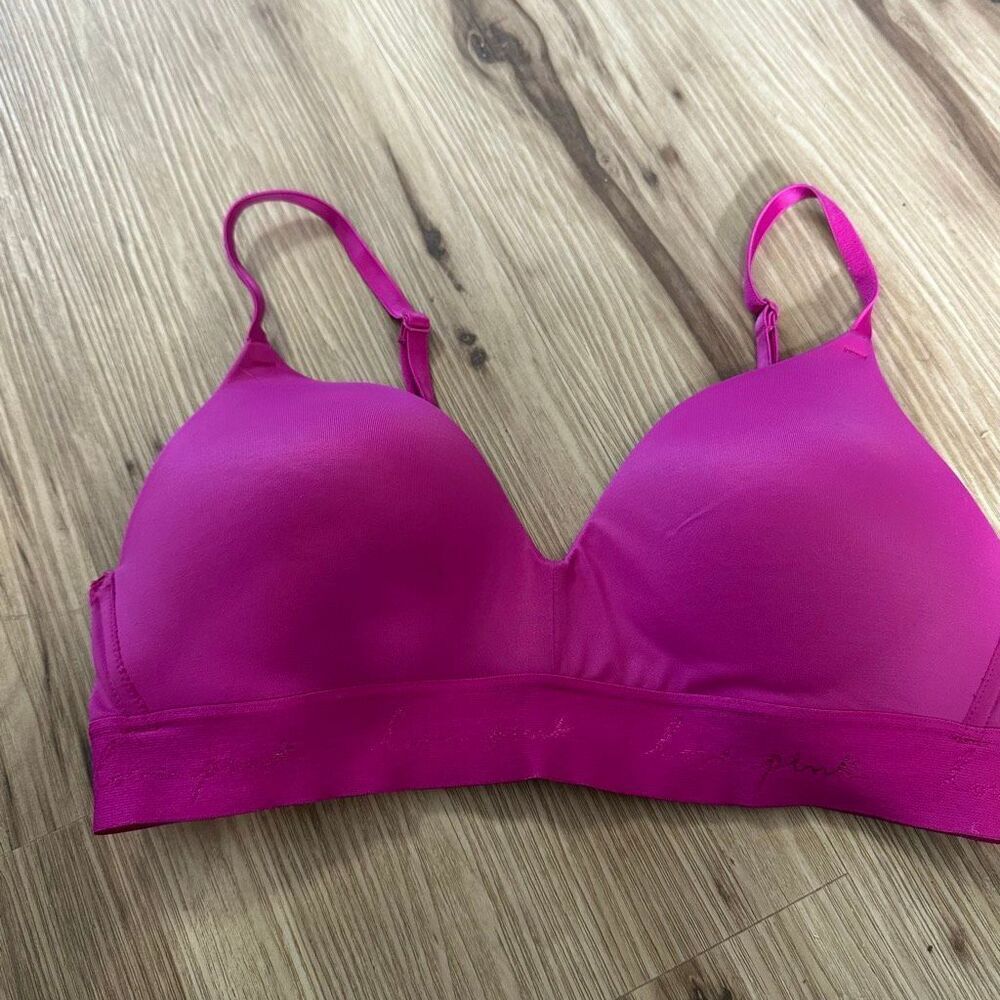 Victoria’s Secret hot pink loungewear wireless 34C bra